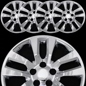 4 fits Nissan Altima 2002-2018 Chrome 16" Wheel Covers Snap On Full Rim Hub Caps - Picture 1 of 9