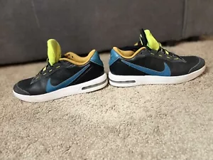 Nike Air Max Vapor Wing Men Black N Green Suede Court Sneakers Size 8 - Picture 1 of 12