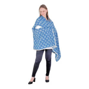 Breast Feeding Nursing Cover~Soft Cotton~Hand Block Printed~Stole~Scarf ~Apron - Picture 1 of 13