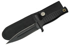 Fixed Blade Knife | Tactical Black Boot Dagger Clip Sheath EDC Safety 211459-BK