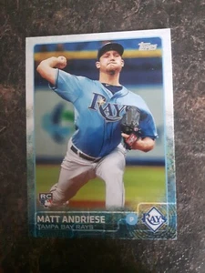 2015 Topps Updated Series Rookie Matt Andriese RC Card# US34 - Picture 1 of 2