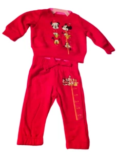 Mickey Mouse Minnie Goofy Lucas Donald Plutón Navidad Sudadera Bebé 3-6 Mos - Imagen 1 de 2