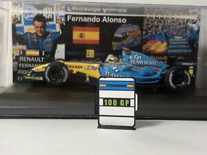 Pitboard 1:43 (Slate F1) / Fernando Alonso (Renault) 2006 / 100 GP