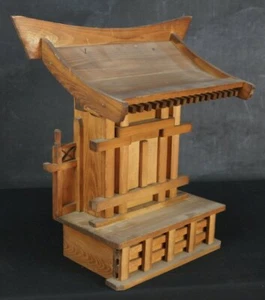 Japan shrine Kamidana Shinto architecture 1900 Shamanism home temple K3-2-5 - Picture 1 of 8