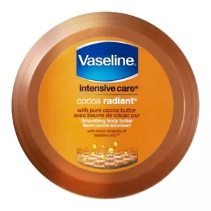 Vaselina Cuidado Intensivo Cacao Radiante Suavizante Manteca Corporal - 8 oz (227 g) - Imagen 1 de 3