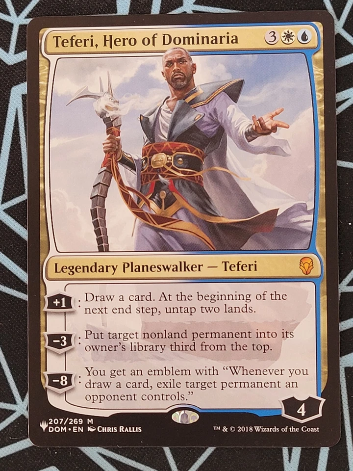 MTG Teferi, Hero of Dominaria The List - Dominaria 207/269 Mythic Near Mint NM - Image 1 of 1