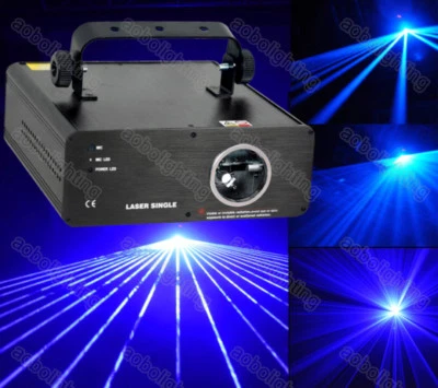 500mW Blue 450nm Stage Laser Light DJ Party Nightclub Disco Lighting Show DMX - Image 1 of 4