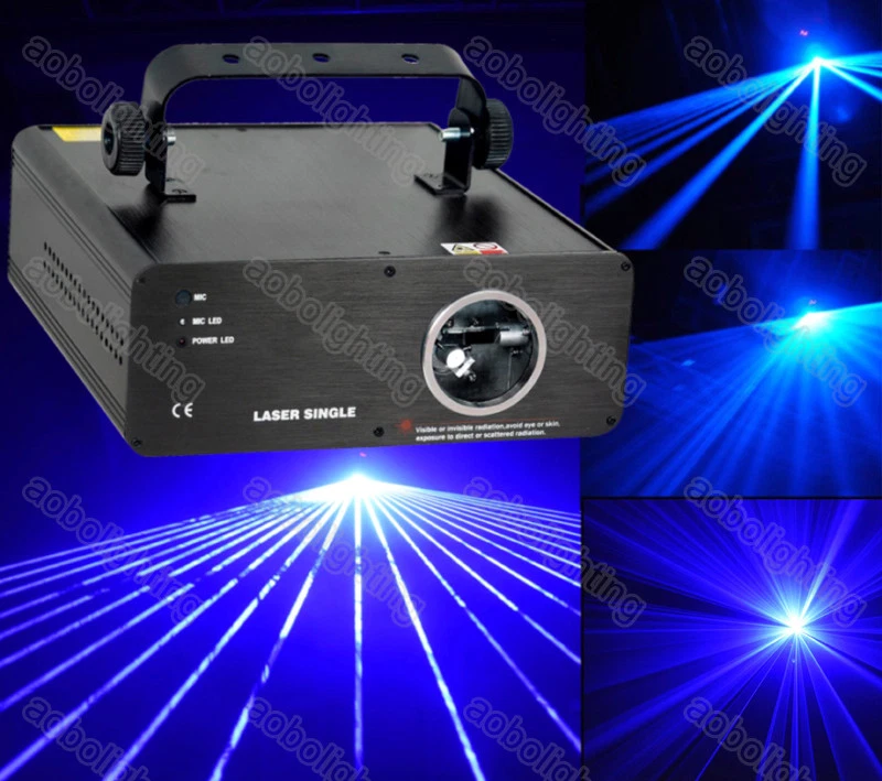 500mW Blue 450nm Stage Laser Light DJ Party Nightclub Disco Lighting Show DMX - Image 1 of 4