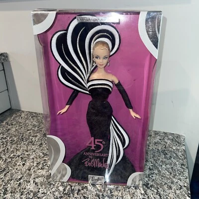 Muñeca Barbie Bob Mackie 45 Aniversario 2004 Muñeca de Convención B3452 NRFB Rara Foto 1 de 4