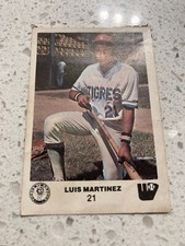 1981-82 Venezuelan Winter League Luis Martinez Aragua #21