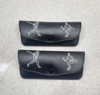 Estuche de gafas MCM vintage blanco y negro estilo deportivo años 60-70 Foto 1 de 3