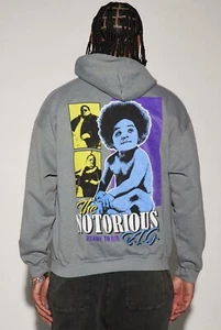 Brand New "Ready To Die" Biggie Notorious BIG Hoodie Sweater Men's Grey XL - Picture 1 of 3