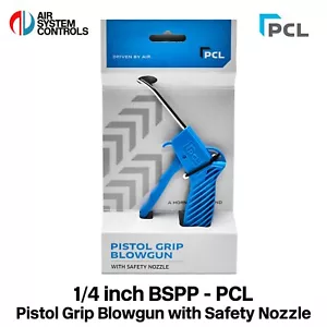 PCL - 1/4" Kunststoff-Blaspistole mit Sicherheitsdüse, Pistolengriff, Luft, Staub, BSP - Bild 1 von 9