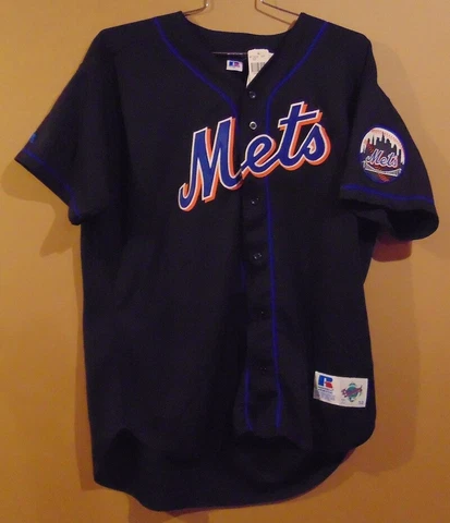 NEW YORK METS BLACK SIZE 52 JERSEY AND TOM HAUSEN GAME PANTS Cover
