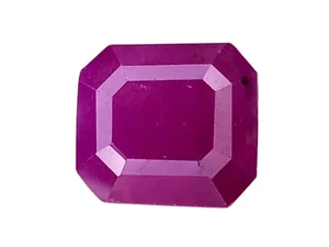 3.63cts Pink red natural ruby Octagon loose gemstones " see video " - Bild 1 von 3