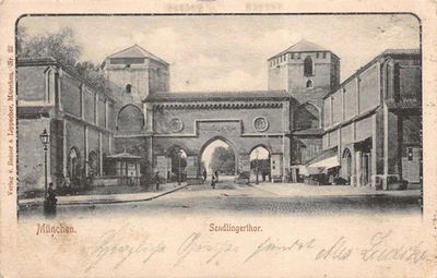 Munich Sendlingerthor carte postale 1900 - Photo 1/2