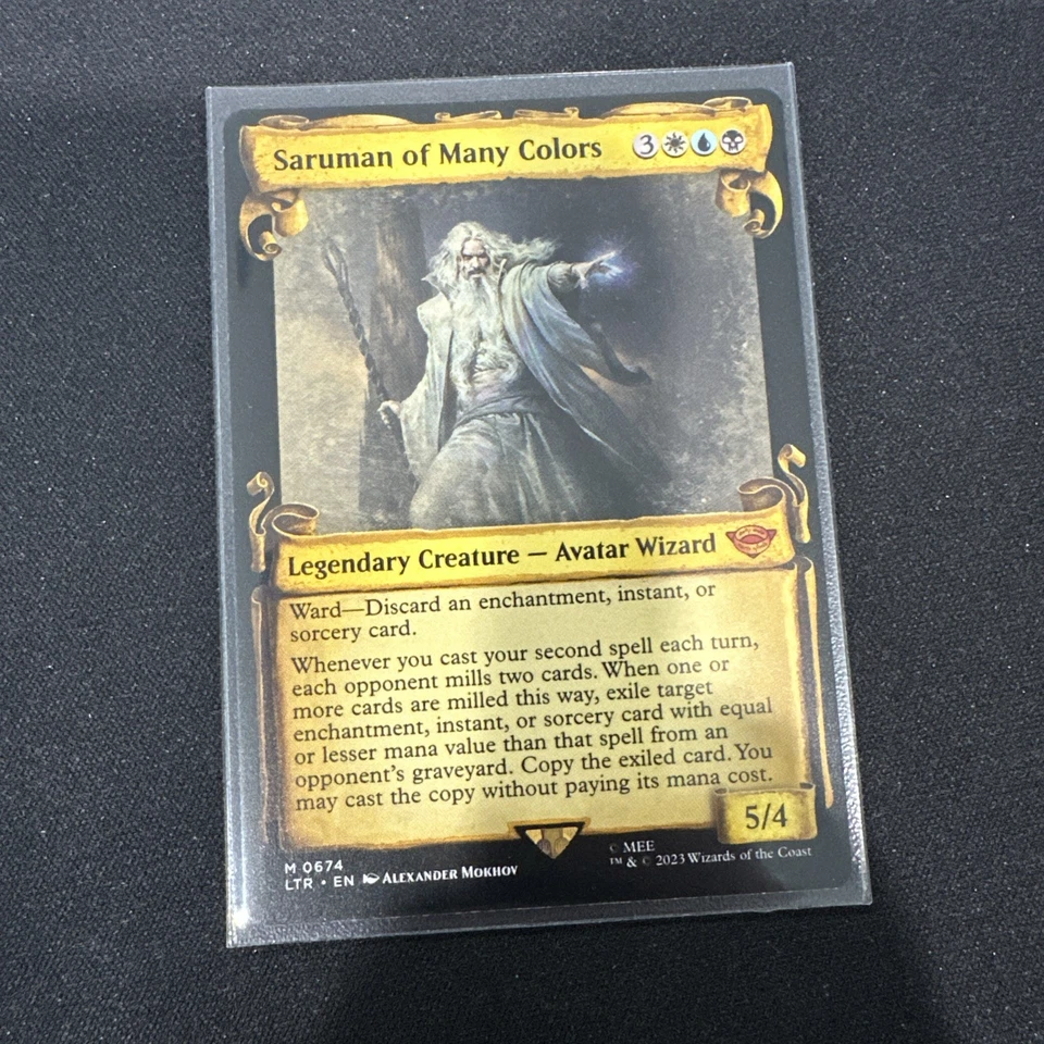 Saruman of Many Colors 0674 Non-Foil NM Pack Fresh Showcase Scrolls - Image 1 of 1