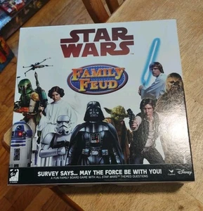 STAR WARS Disney Family Feud Trivia Board Game Survey Says May Force Be With You - Picture 1 of 4