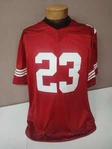 Christian McCaffrey #23 San Francisco Stitched XL Scarlet Football Jersey - Picture 1 of 5
