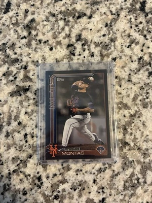 Topps Black Border 2025/74 Frankie Montas Mets Foto 1 de 2