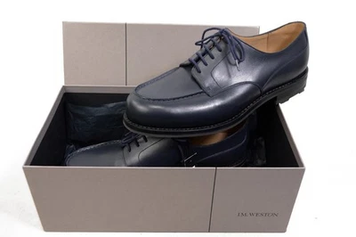 J.M. Weston #641 LE гольф дерби туфли синий 10E Великобритании / 11 США мужчин 180 подлинный кружева - Изображение 1 из 4
