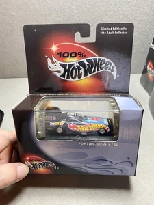 Sealed 2000 Hot Wheels 100% Black Box Pontiac Funny Car Limited Edition - Picture 1 of 1