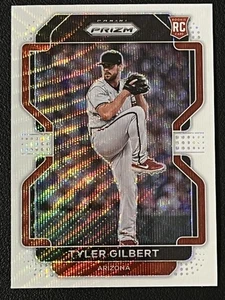 2022 Panini Prizm #8 Tyler Gilbert White Wave Prizm Arizona Diamondbacks - Picture 1 of 2