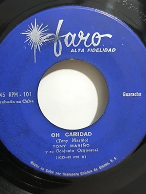 TONY MARIÑO Y SU CONJUNTO ORQUESTAL-OH CARIDAD GUARACHA CUBA LISTEN 🎵🎵 - Image 1 of 4