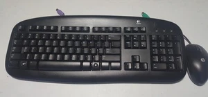 Combo clavier souris PS2 - Excellent état d'occasion - Aidez à sauvegarder vos ports USB - Photo 1/1