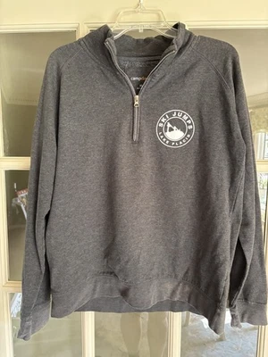 Mujer Lake Placid Ski Jumps Cuarto Cremallera Sudadera Talla XL. Camp David Foto 1 de 4