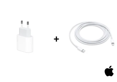 Apple USB-C 20W + Cavo USB-C a Lightning 1m Originale - Imagen 1 de 3