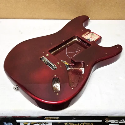 1997 Fender American Strat Plus Body Midnight Wine Red - USA Electric Guitar 90s - Image 1 of 4