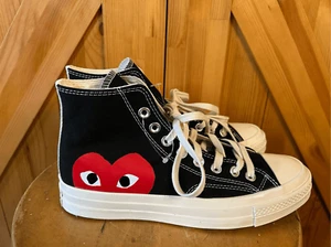 Converse x Comme des Garcons Play Chuck 70 Hi Sneakers - 150204C 7.5 Men 9.5 Wom - Picture 1 of 9
