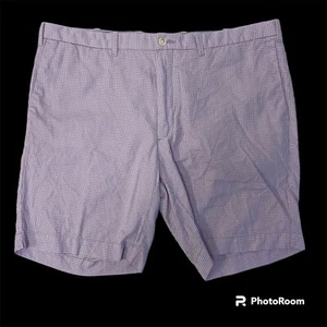 POLO Ralph Lauren Men Lavender Purple White CHECK SLIM GI FIT Casual GOLF Shorts - Picture 1 of 9