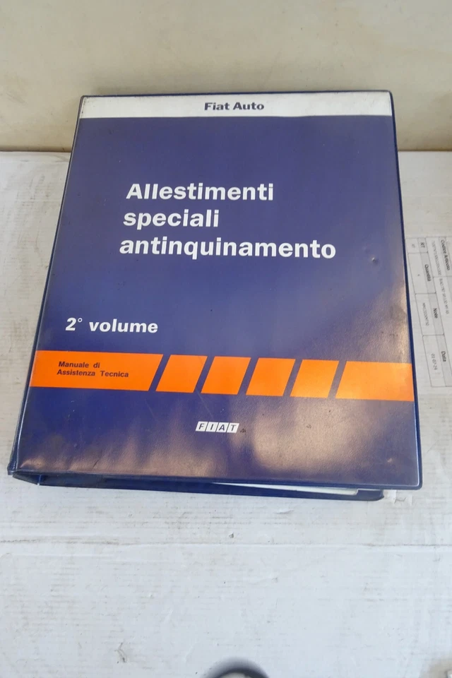 manuale officina Fiat allestimenti speciali antinquinamento Uno Turbo ie Croma - Immagine 1 di 4