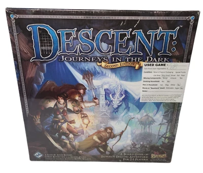 Journeys In The Dark 2nd Edition Runebound 2012 Board Game COMPLETE READ - Image 1 of 3