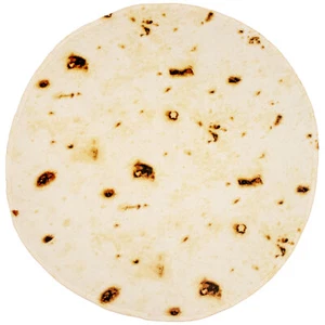 Tortilla Blanket Burrito Wrap Throw Food Blanket Funny Gag Adult Gift Taco Corn - Picture 1 of 25