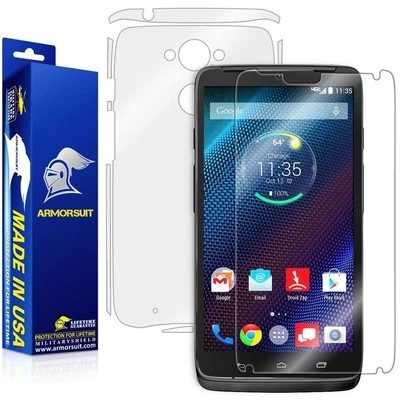 Protector de pantalla ArmorSuit MilitaryShield Motorola Droid Turbo + Recubrimiento de cuerpo completo Foto 1 de 4