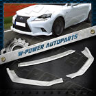 Painted White For 2014-2016 Lexus IS250 IS350 F-Sport Front Bumper Spoiler Lip