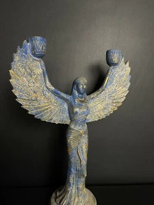 ISIS goddess of healing and magic as a candle holder with wings of protection - Picture 1 of 5