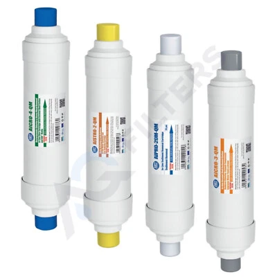 Aquafilter Set of 4 Replacement In-line Cartridges for EXCITO-B System - Image 1 of 2