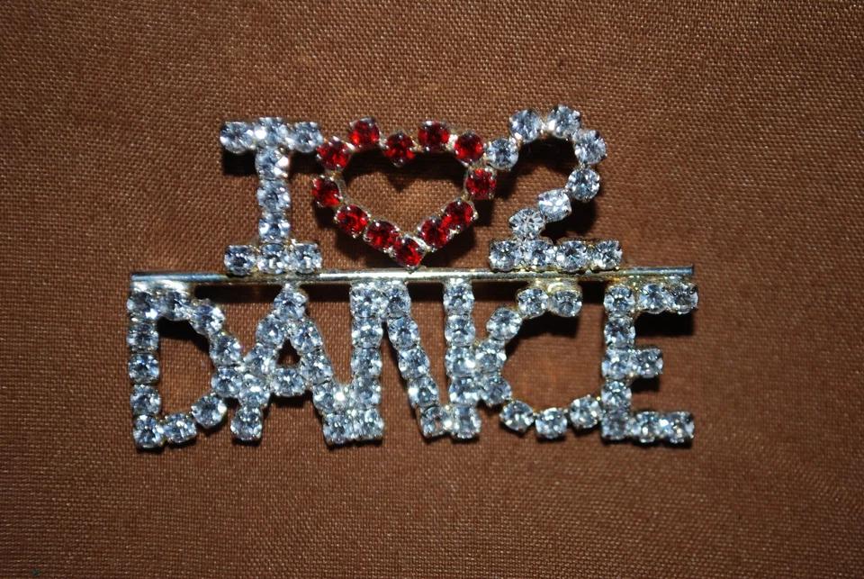 I Love 2 Dance Cha Cha Waltz Foxtrot Tango Ballroom Tap Twist Frete Grátis - Imagem 1 de 1