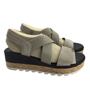 Sorel Cameron flache Damen-Sandalen Slingback Größe 12 Kork 1999121264 hellbraun NEU - Bild 1 von 9