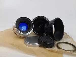 KMZ HELIOS 44 F/2 58mm #0010762# Early Red "P" SILVER 13 blades Biotar Designed - Picture 1 of 24