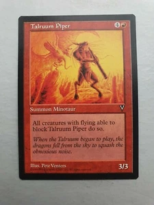 Talruum Piper, MTG Visions (1997), Uncommon Red Creature NM - Picture 1 of 2