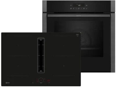 Backofenset Neff B5ACJ7AG3 Backofen EEK:A+ und V58PHQ4C0 Kochfeldabzug EEK B - Bild 1 von 4