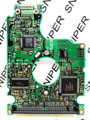PCB - IBM Travelstar 10.06GB DJSA-210 IDE 07N5138 F80309 Laptop 2.5" Hard Drive - Image 1 of 4