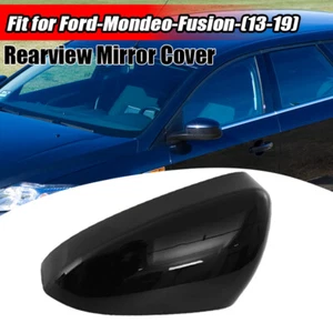 LH For 2013~19 Ford Fusion Front Left Driver Side Mirror Cover Cap Shell Primer - Foto 1 di 16