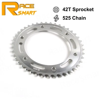 Piñón trasero acolchado de goma 525 42T para BMW F700GS 2013-2018 F800GS 2008-2018 Foto 1 de 4