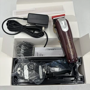 Clip Clipper 5 Star Professional Cord Cordless Magic #8148 Fade 100-240VAC Red - Picture 1 of 7